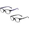 1PC Reading Glasses Strengths Full Rim PC Frame with Anti-Glare Lenses Lightweight Unisex Design for Men and Women