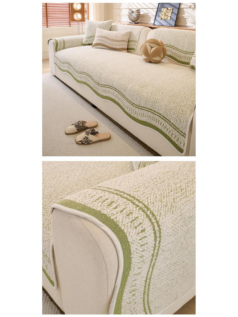 Premium Leather Sofa Cushion: All-Season, Non-Slip, Irregular Shape, Autumn/Winter 2026 Design Cover
