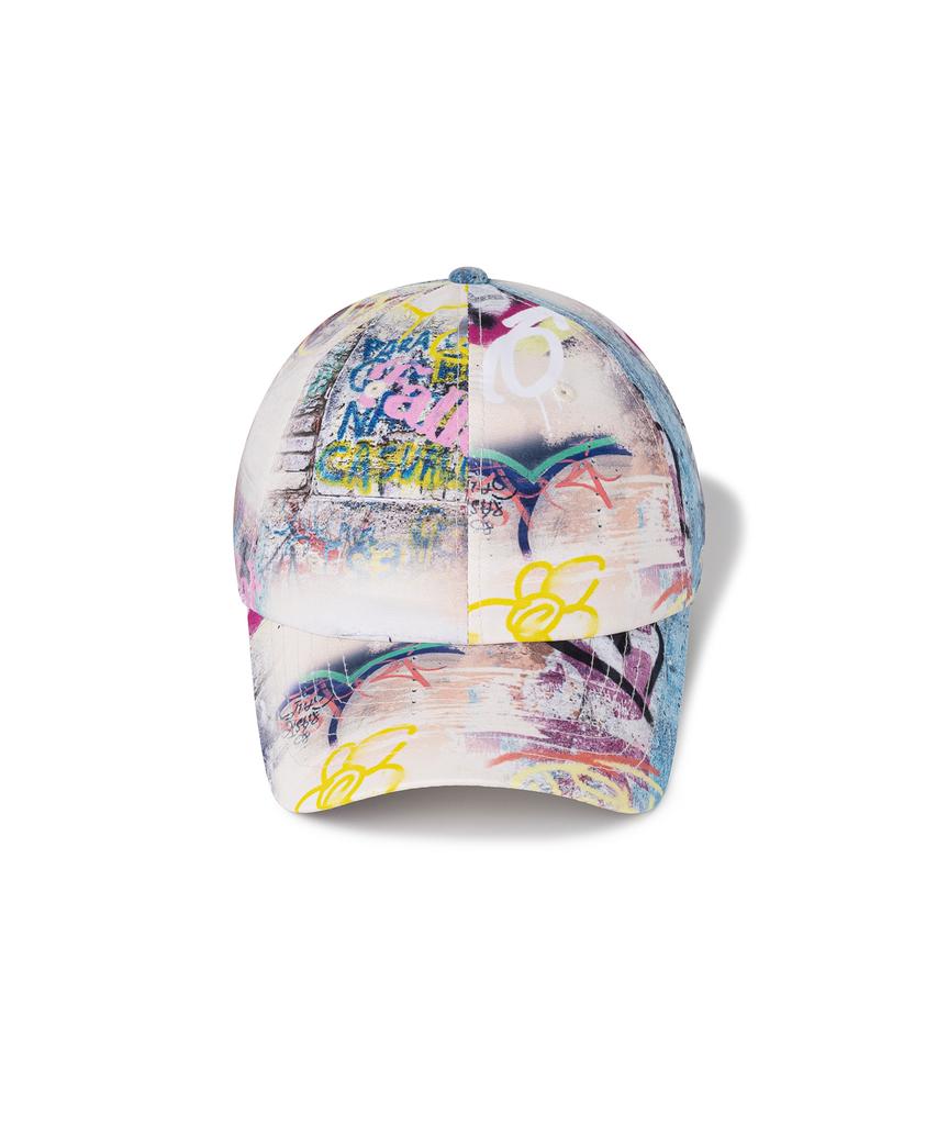 FALLETT Youth Graffiti Ball Cap Ivory