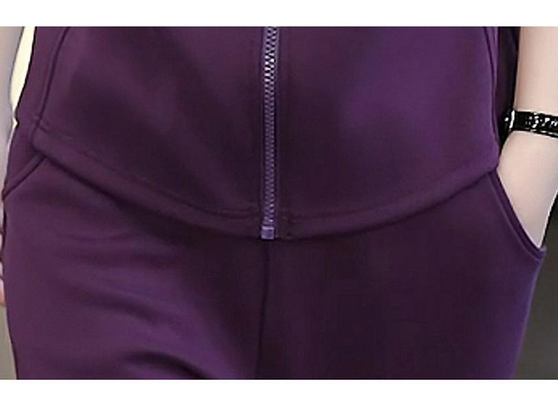 Women's Trendy Hooded Sweatshirt and Jogger Set - Spring/Autumn 2025