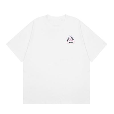 Trendy Brand PALACE New Two-color Triangular LOGO Printing Men's and Women's Same Loose Casual Summer Short-sleeved T-shirt T