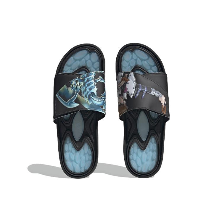 Reptossage Yu-Gi-Oh! x Reptossage Adidas Originals Slide 'Blue Eyes White Dragon' HQ4276