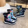Stivali da neve da bambino transfrontalieri stivali da neve da ragazzo scarpe di cotone stivali di cotone da ragazzo velluto produttori all'ingrosso inverno nuovi modelli