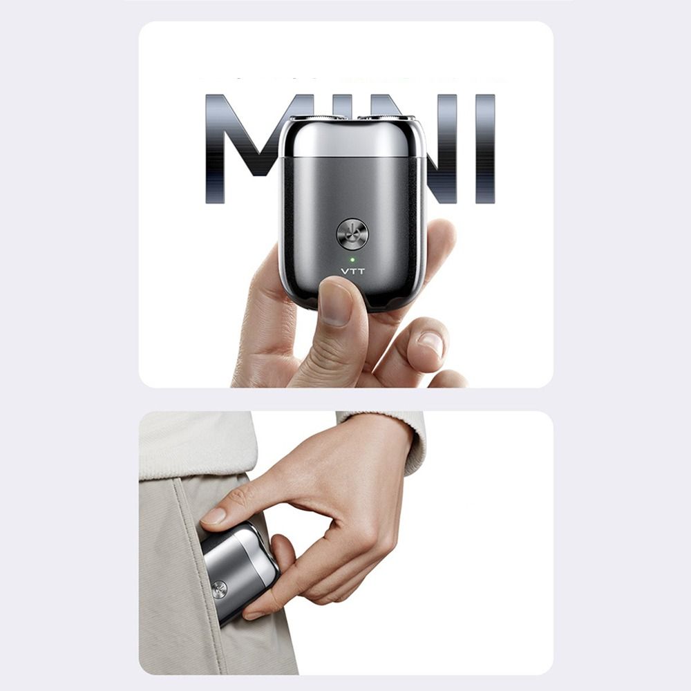 Rechargeable Men's Beard Razor Mini Pocket Razor Durable Electric Shaver  for Home&Travel