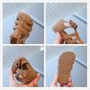 Boys Girls Closed-toe Leather Sandals New Summer Toddler Beach Sandals Soft Sole Simple Retro Trendy Kids Barefoot Shoes
