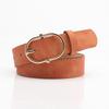 Female Belt, Alloy Pin Buckle, Soft and Comfortable Jeans Belt, Girls' Clothing Matching Belt