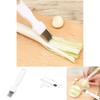 Convenient White Vegetable Onion Cutter Slicer Peeler Chopper For Effortless Cooking Prep