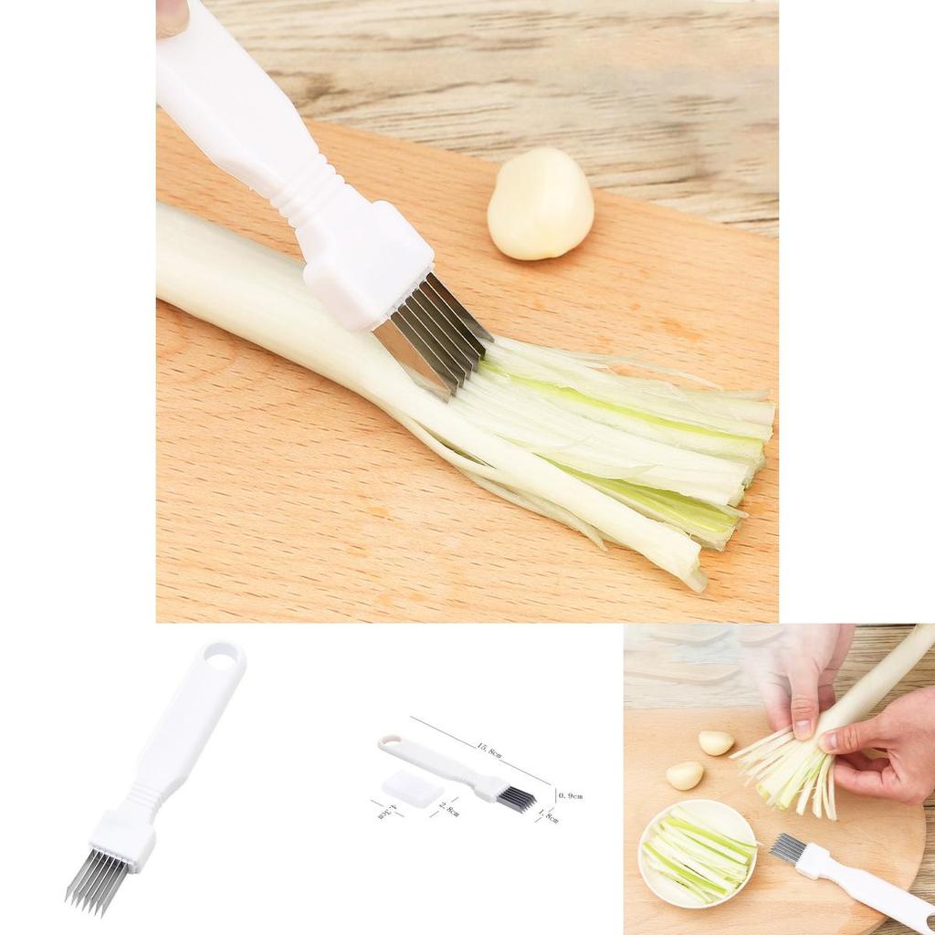 Convenient White Vegetable Onion Cutter Slicer Peeler Chopper For Effortless Cooking Prep