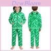 Set cu Hanorac și Pantaloni Minecraft Creeper pentru Copii din Material Poliester pentru Cosplay și Purtare Casual