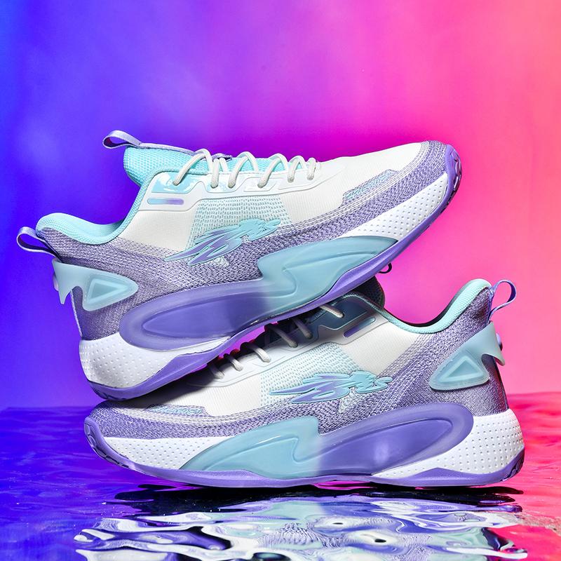 Pánské basketbalové boty Prodyšné odpružení Protiskluzové Odolné Běžecké boty Gymnastický trénink Atletické basketbalové tenisky pro ženy