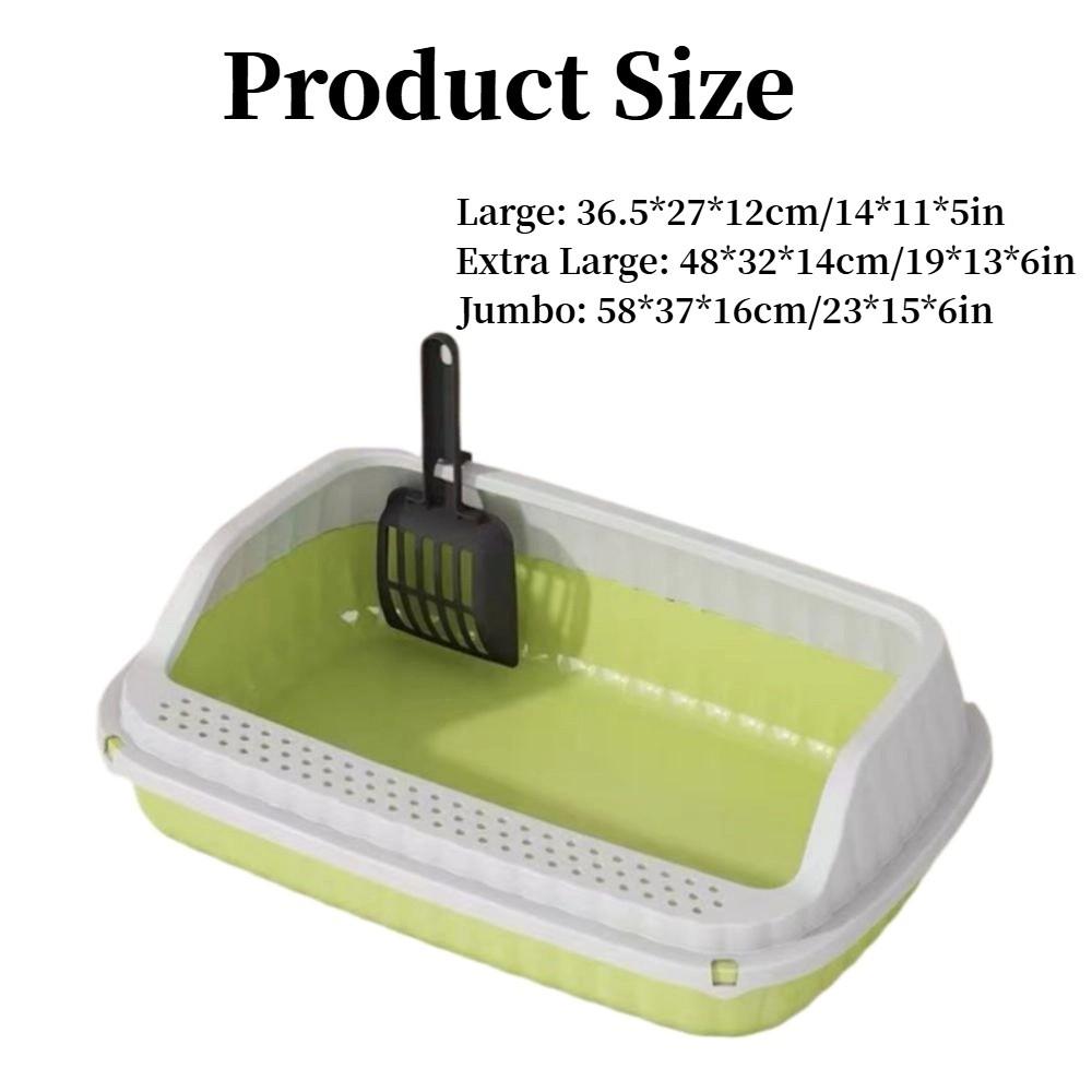 Katzentoilette mit hohem Rand Anti-Spritz Katzentoilette Katzentoilette Verhindert Sandaustritt Deodor