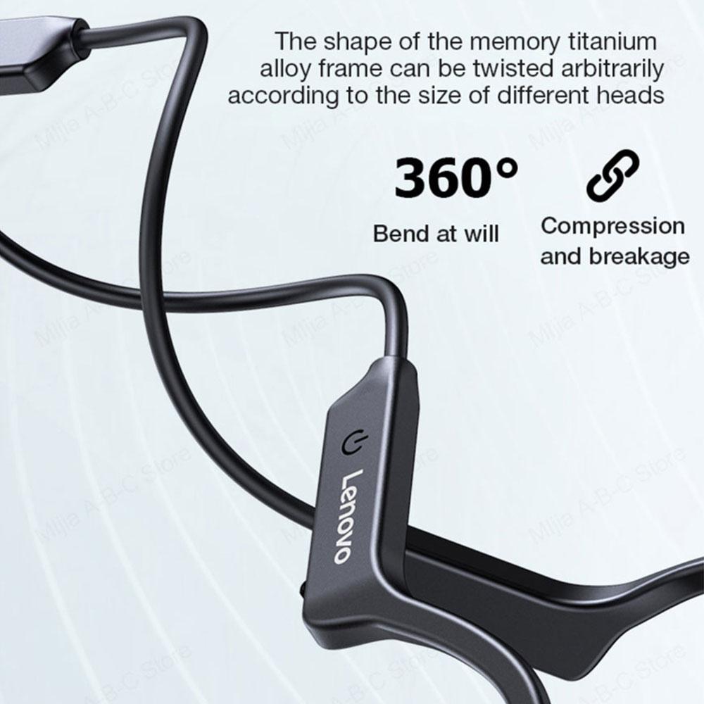 Lenovo X4 Wireless Bone Conduction Bluetooth Headset Sports Running  Waterproof Ipx5 Sweat-Proof And Dust-Proof 150mah Battery купить недорого —  выгодные цены, бесплатная доставка, реальные отзывы с фото — Joom