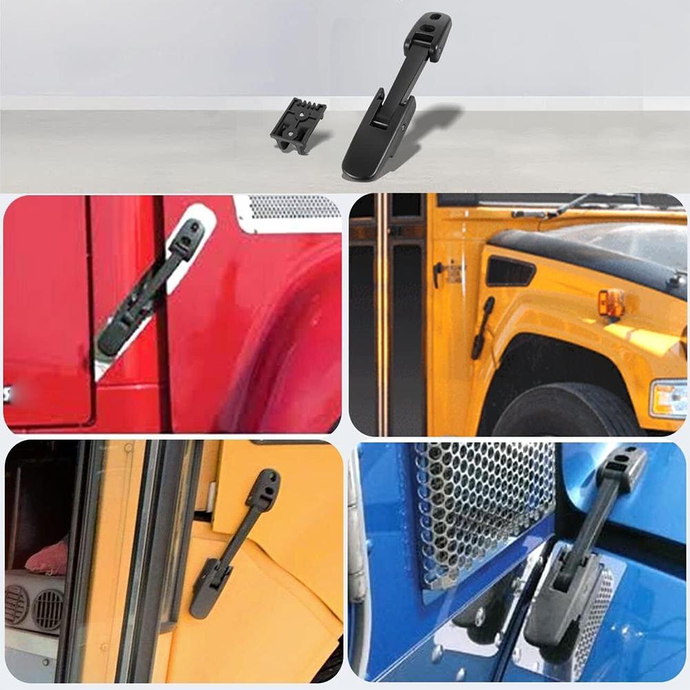 Heavy Duty Hood Latch Heavy Duty Hood Latch Kit Replaces 25169065 for Peterbilt 340 348 /Blue Bird Vision School Bus