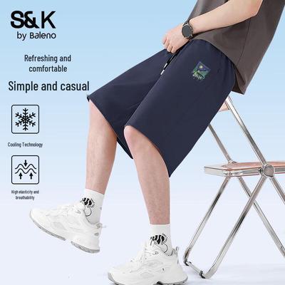 Baleno Men's S&K Series Ice Silk Casual Shorts