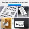 Thermal 70x20 Self-Adhesive Barcode Label Paper with 100x100 Logo