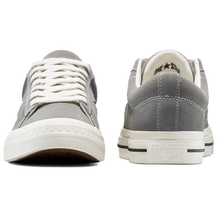 Converse One Star 95 Bequeme Weiche Low Top Canvas Schuhe Unisex Sneaker Grau A15617C