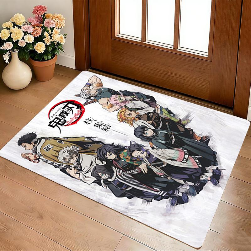 Demon Slayer Living Room Nonslip Area Rug Soft Carpet For Bedroom Game Playroom Sofa Office Home Decor Doormat Christmas Gift C9261271