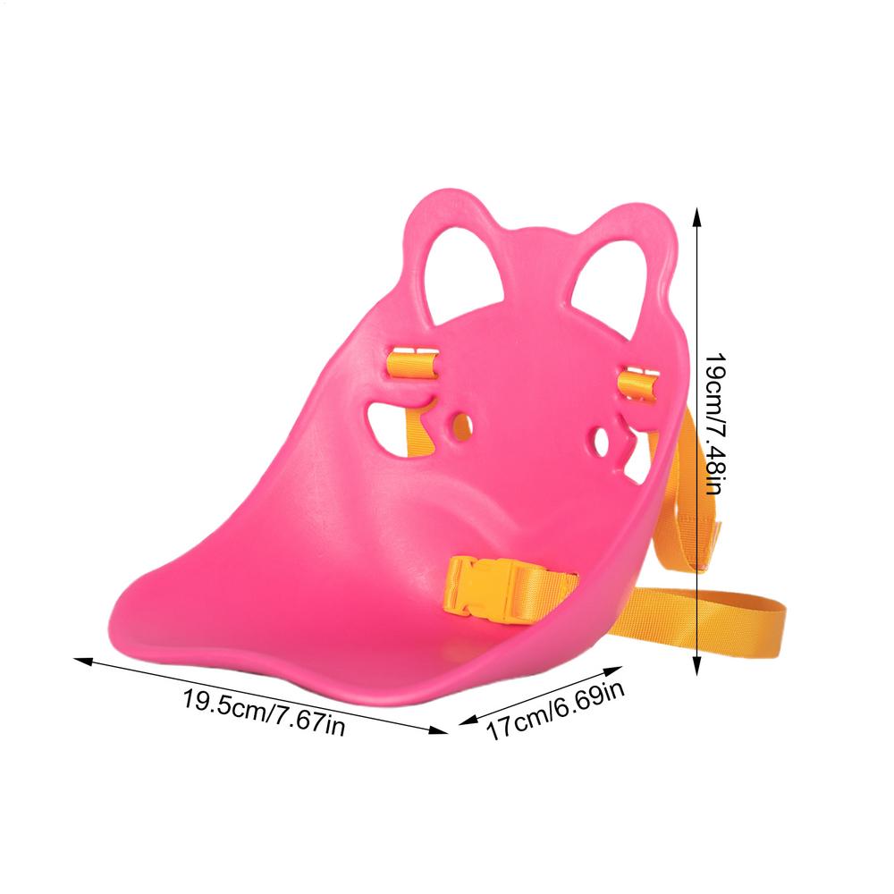 

Детское кукольное сиденье-крепление Милое кукольное сиденье Силиконовое велосипедное кукольное кресло Декоративная кукольная переноска Веселое велосипедное крепление с ремешком розовый