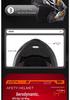 Unisex Full Face Flip-Up Motorcycle Helmet with LED Taillight, All-Season, 3C/DOT Certified
