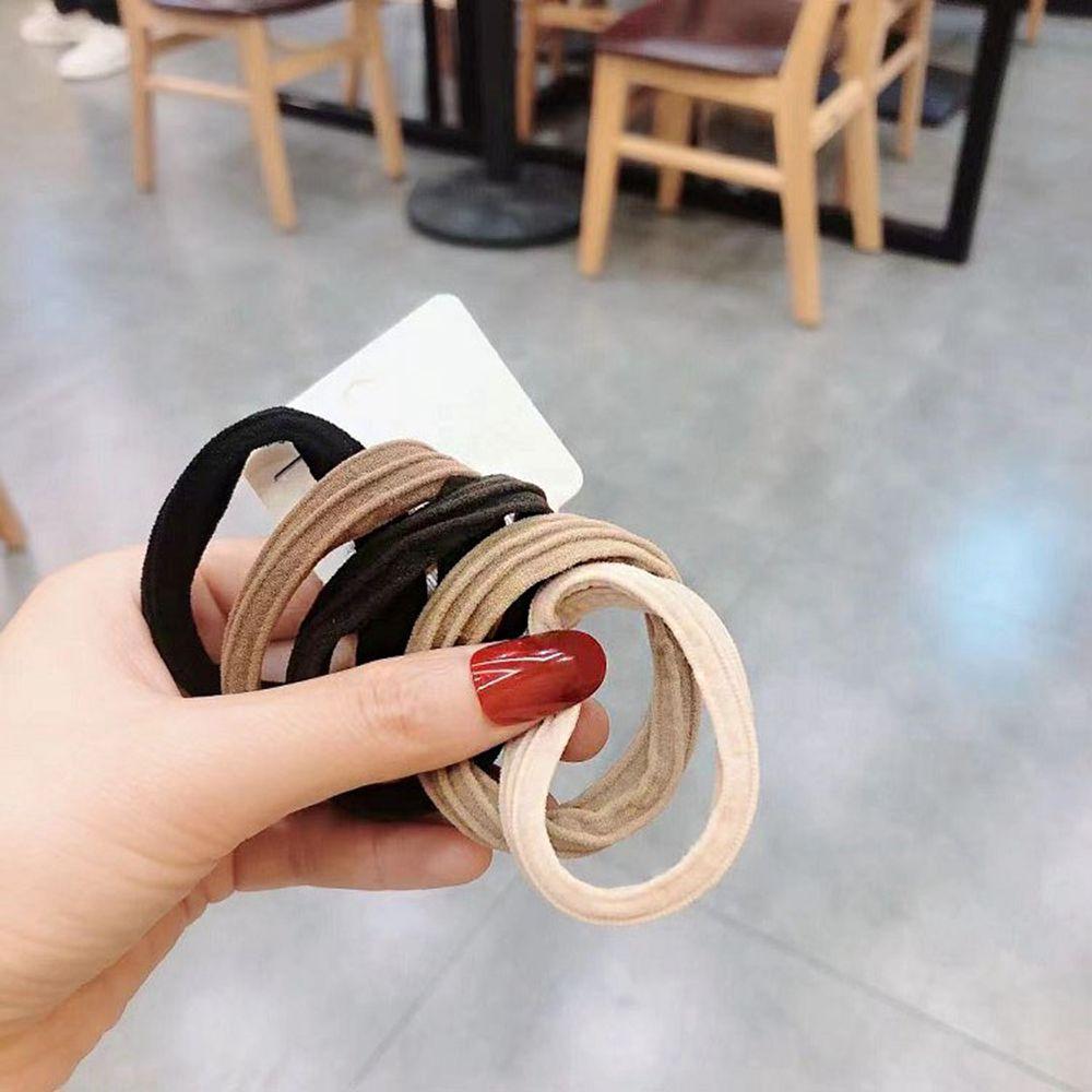 Scrunchies Seamless Female Hair Ties Basic Hair Rope Elastic Head Rope Korean Style Rubber Band