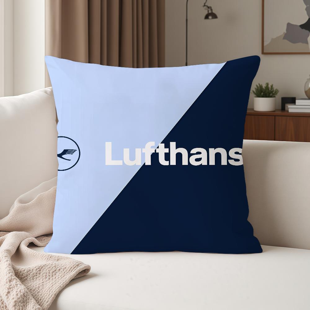 Deutsche Llufthansa German Pillow Case Suitable For Bedrooms Living Rooms Cars Home Decoration