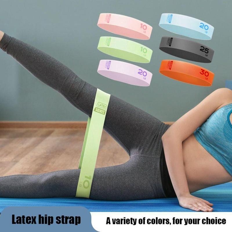 Yoga Latex Stretch Bands Lift Hips And Legs Stretch Circle Fitness Plastic Leg Exercise Core Strength