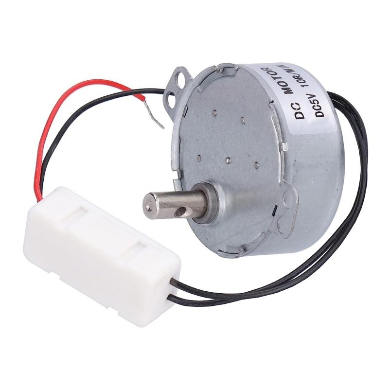 5V 4W DCMotor Synchronous Motor 10RPM Brushless Micro Reduction Electric Gear Motor High Efficiency Turntables Motor