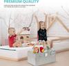 Foldable Diaper Tote Bag: Multifunctional Non-woven Handbag for Baby Supplies and Mommy Travel.