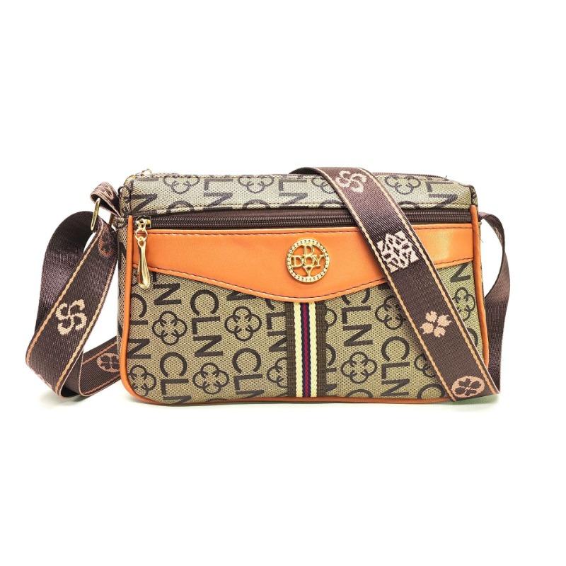 Premium Textured Small Bag Summer New Mother Bag Wide Shoulder Strap Old Flower Shoulder Messenger Bag