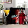 Rapper Eminem Tupac 2pac Hip-Hop Music Rap God Blanket,Soft Throw Blanket for Home Bedroom Bed Sofa Picnic Travel Cover Gift