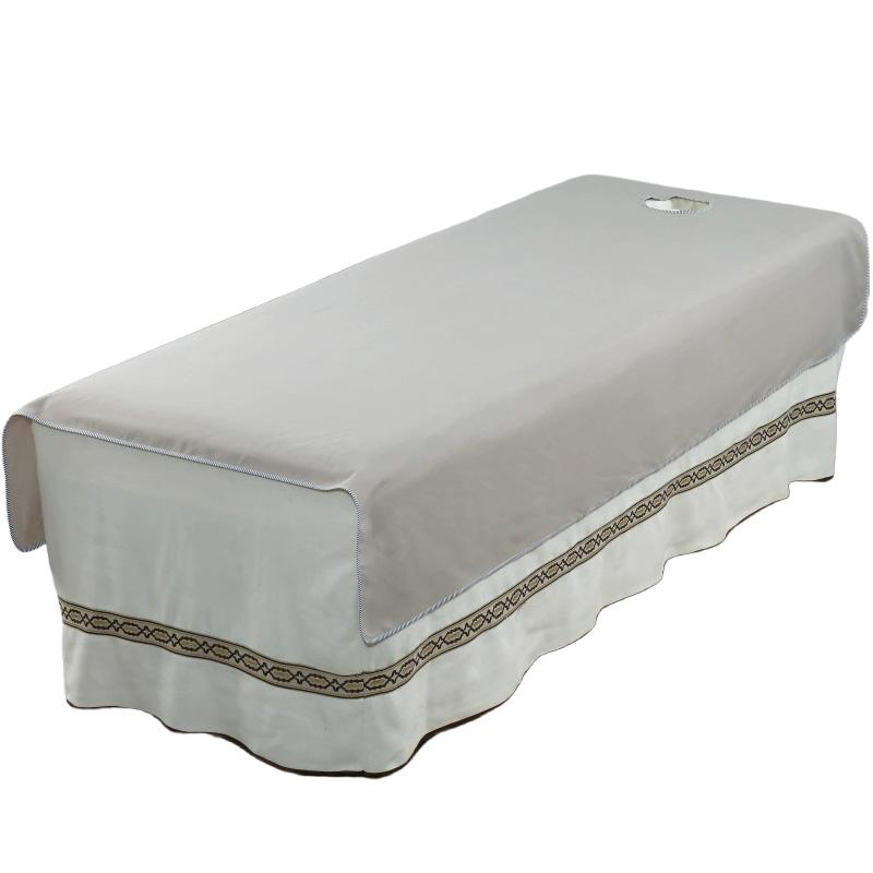 1PC For Spa Clubs Washable Beauty Salon Durable Massage Bed Sheets Solid Color Wrinkle-resistant Bed Cover Bed Sheet