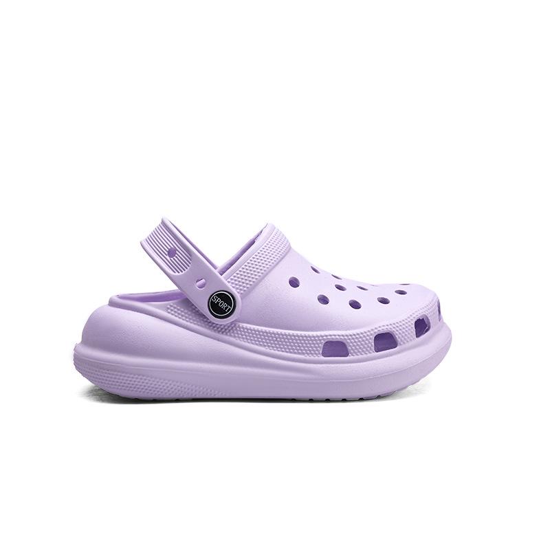 Kids' Summer Clog Sandals: Boys' & Girls' Non-slip, Thick-soled, Closed-toe Beach Slippers for Outdoor Play