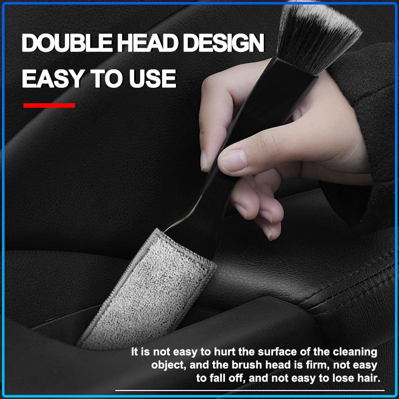 Car Air Conditioning Air Outlet Cleaning Dust Removal Soft Brush Cleaning Tool For BMW M Performance 1 3 5 7 Series M3 M4 M5 M6 X1 X3 X5 X6 X7 E30 E34