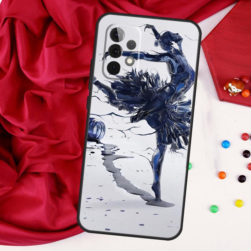 Ballerina Ballet Dancer Girl For Samsung Galaxy A15 A55 A53 A33 A35 A22 A32 A52 A54 A34 A14 A56 A36 A26 A16 A05 A06 Case