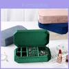 Velvet Travel Jewelry Organizer With Multi Compartment Storage For Home And Travel Use