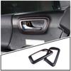 Matte Black Interior Door Handle Bowl Cover Trim Kit for Toyota Tacoma 2016-