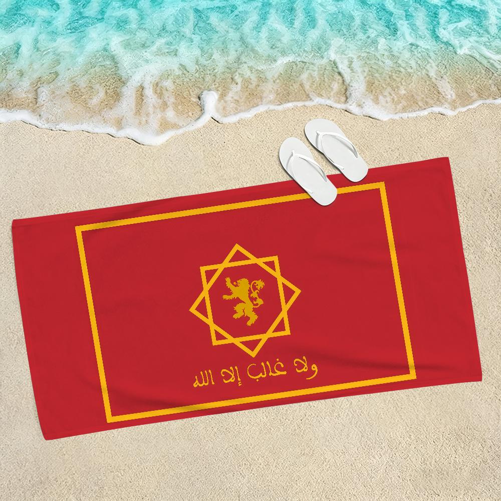 Nation Morocco Beach Towel For Beaches Yoga Studios Gyms Hot Springs Swimming Pools And Picnics