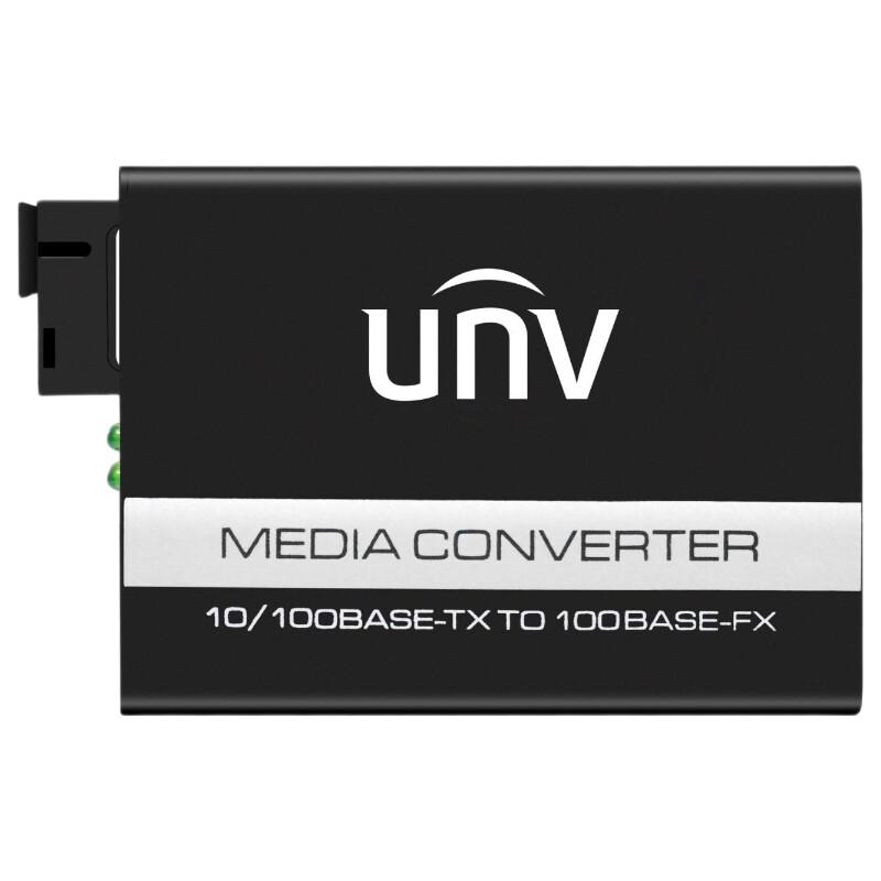 Uniview 100Mbps Single-Mode Single-Fiber Media Converter (Receiver) CN plug (adapter included)
