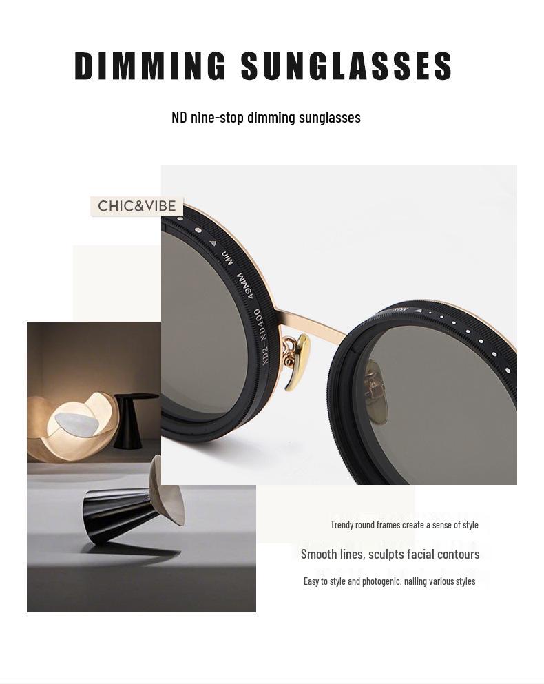 ND9 Adjustable Light Reduction Polarized UV Protection Sunglasses for Fishing