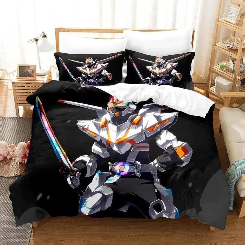 Kamen Rider Geats Beding Set Single Twin Ful Quen King-Sized Dimensionsd Dimensions Bed Linen Set Adult People Kid Bedrom Duvet cover Sets 3D Anime