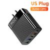 5 Ports USB Charger Fast Charging PD Type C Wall Charger for IPhone 16 15 Samsung Xiaomi Huawei USB C Phone Charger Power Adapter
