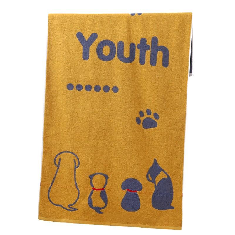 100% Cotton Cartoon Beach Towels - Extra Large, Thick & Absorbent, Suitable for Children, Maternity & Baby Use