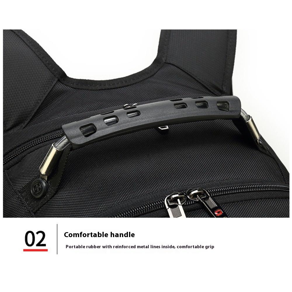 Multifunctional Business Backpack Waterproof Large Capacity Double Backpack Men's Leisure Travel Backpack Premium Sense