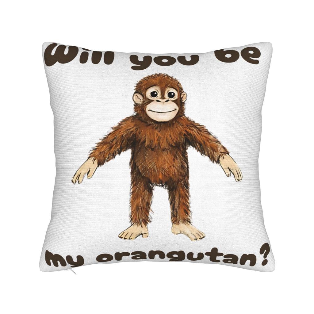 Pillow Case Cuddle Therapy Love You More Punch Monkey Baby Makak Cute Comfy Pillow Cover For Car Home Decor Cute Pillowcases