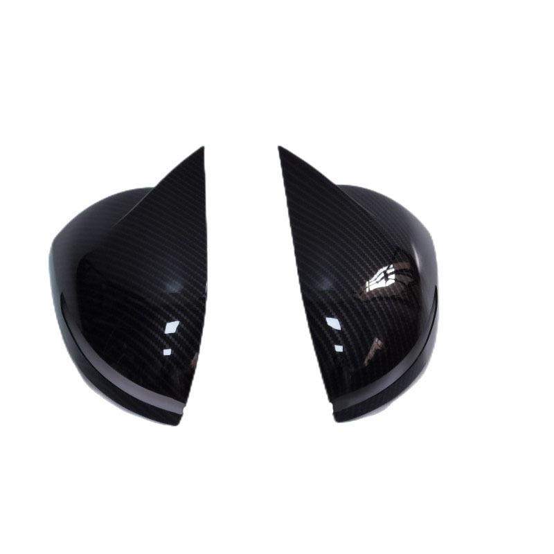 For KIA K2 2011-2016 RIO 3 2011-2017 Car Rearview Side Mirror Cover Sticker Wing Cap Exterior Door Case Trim Carbon Fiber Look