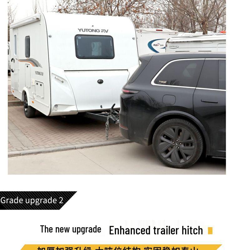 Enhanced Tow Hook & Bar for Beijing BJ60 Trailer: Thickened and reinforced for upgrades and modifications.