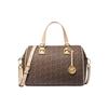 Grayson Artificial Leather Shoulder Bag, Crossbody Bag, Handbag Medium Women's Dark Brown 30R4GGYS6B-BROWN