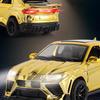 1:32 URUS Electroplating Version SUV Alloy Car Model Diecast Metal Model Simulation Sound and Light Collection Kids Toy Gift