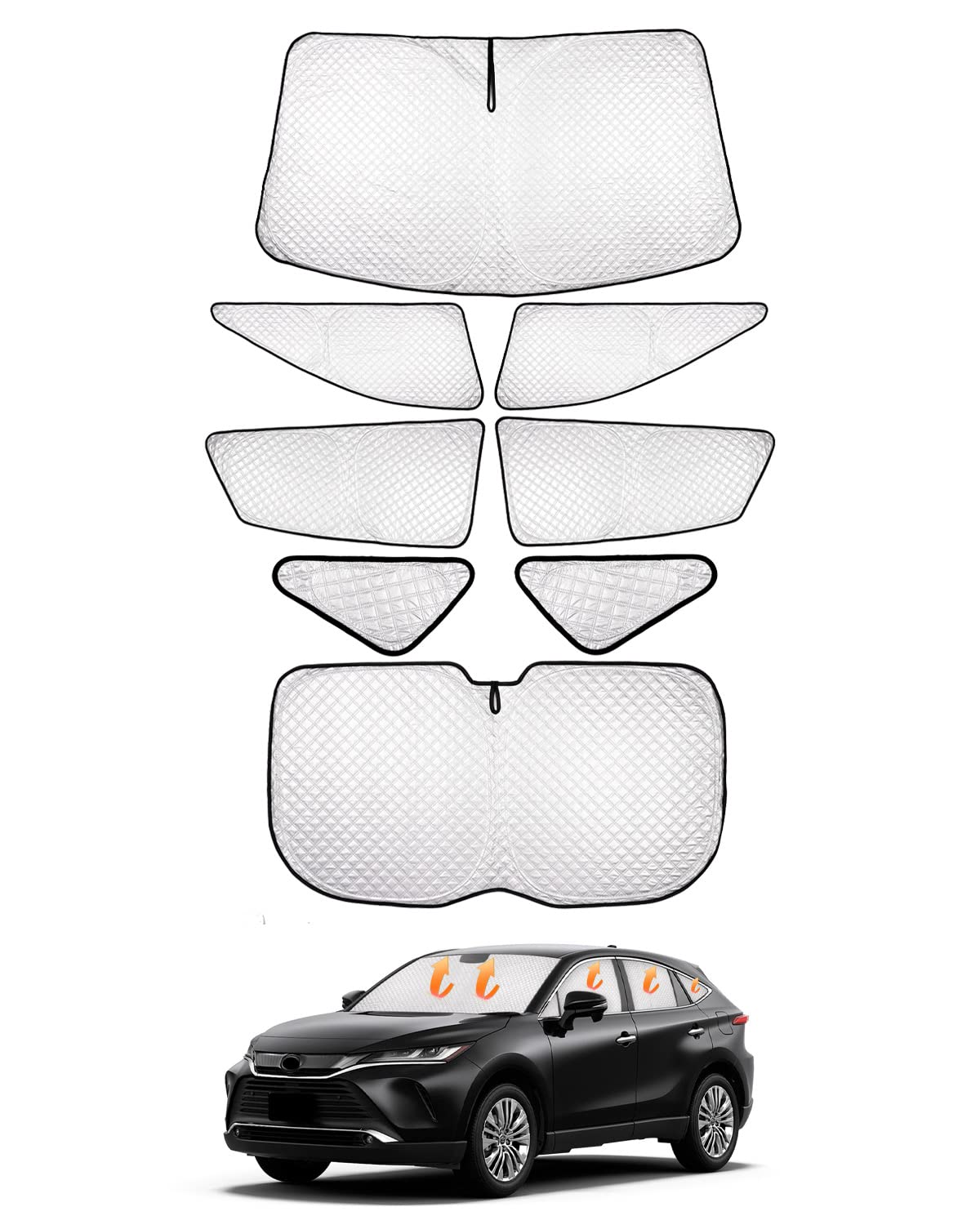 

CARVANTA Toyota Harrier 80 Серия Затемнение Передний Сон на Боку Конфиденциальность Полный HARRIER 80 Июнь 2020 Высокий УФ Сон в Совместимый со Всеми