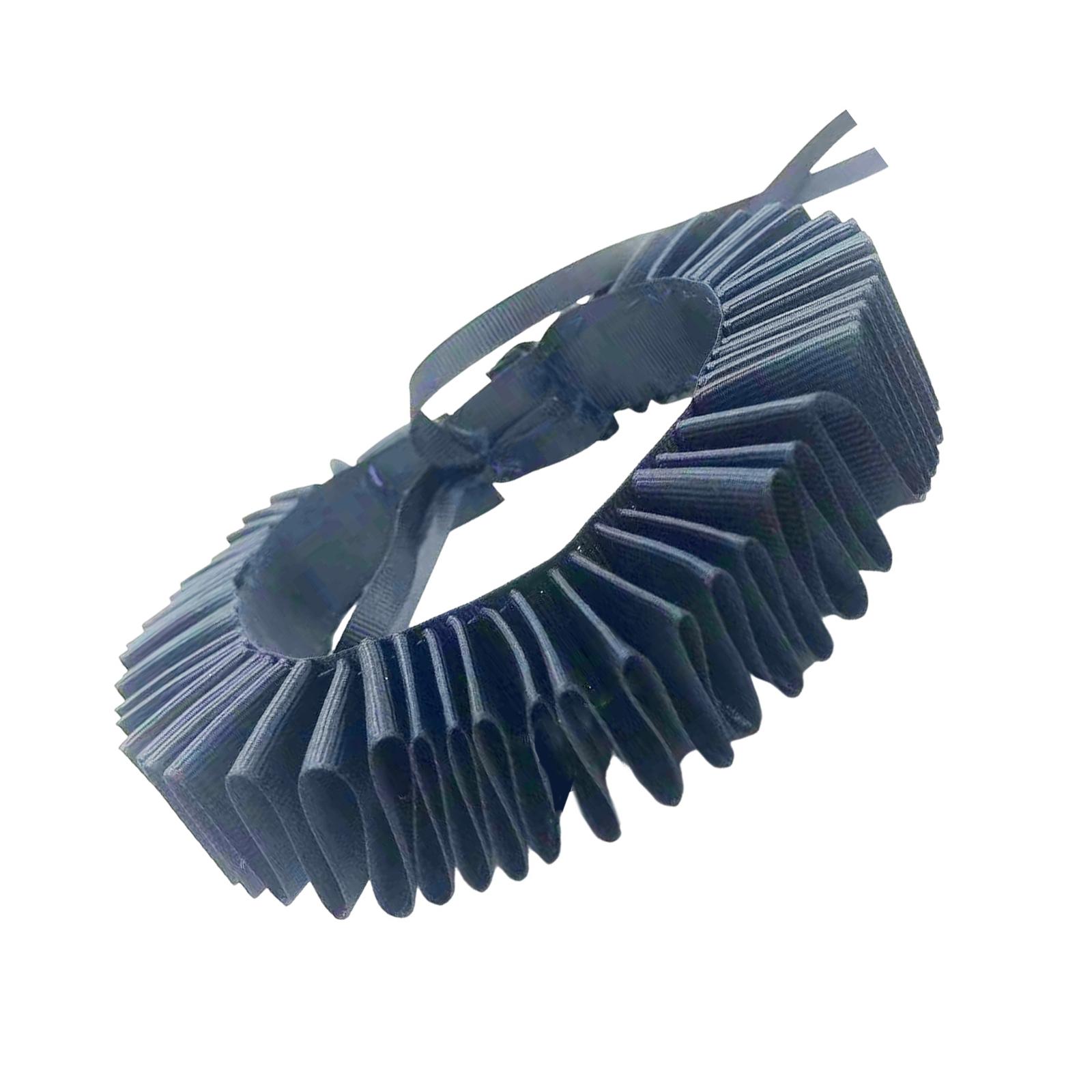 Элегантный средневековый шейный воротник-рафф, викторианский елизаветинский жабо с оборками, чокер для исторических косплей-костюмов 13